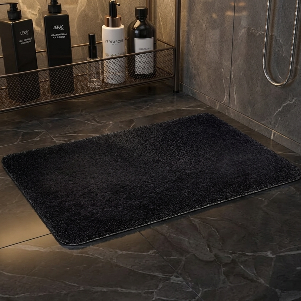 Tapis de douche antidérapant – design doux et confortable