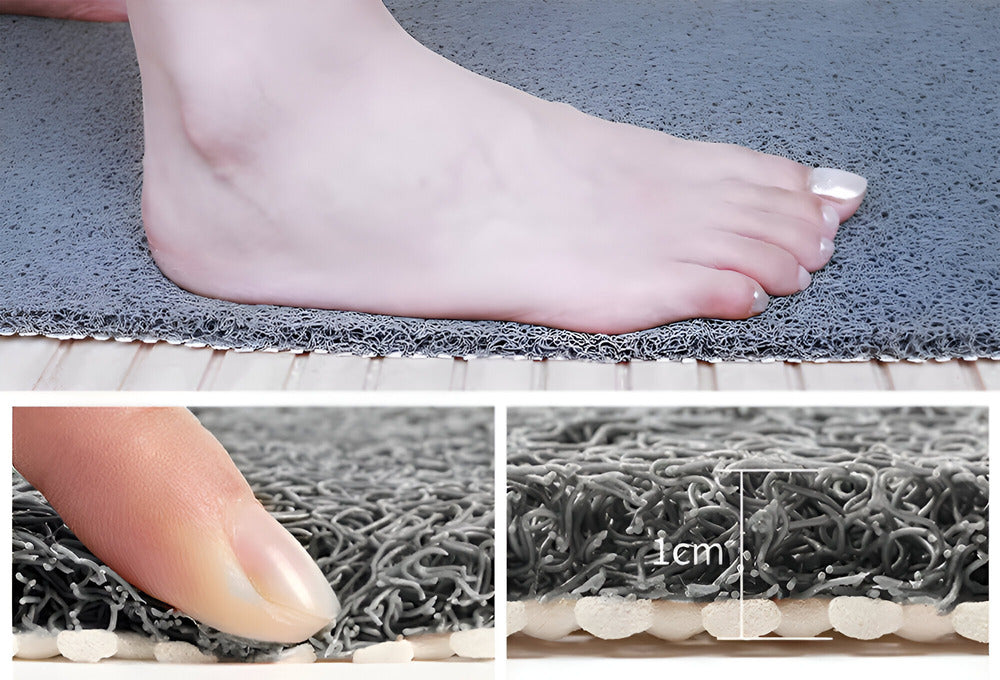 Tapis de douche antidérapant – design doux et confortable