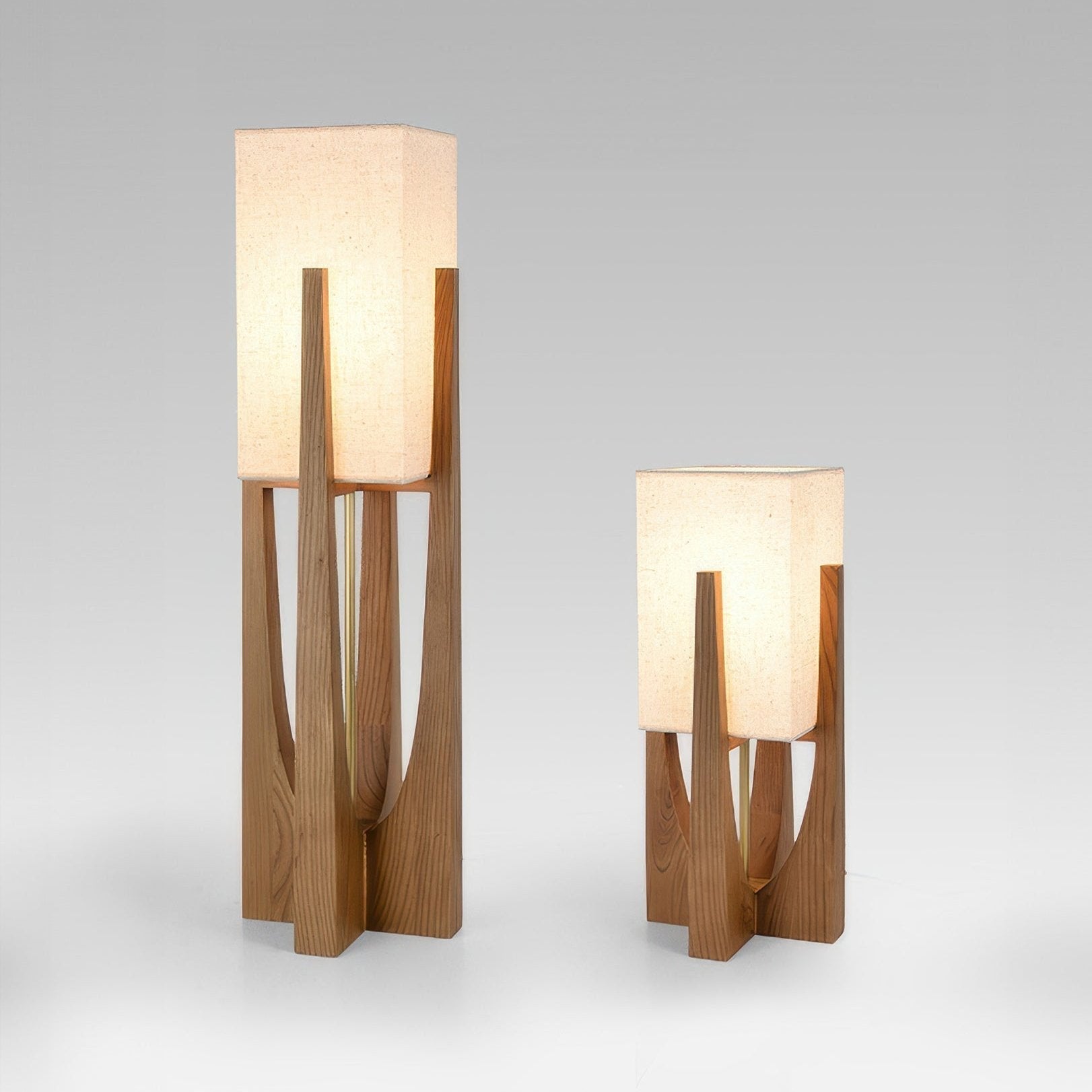 Lampadaire style japonais Wabi Sabi