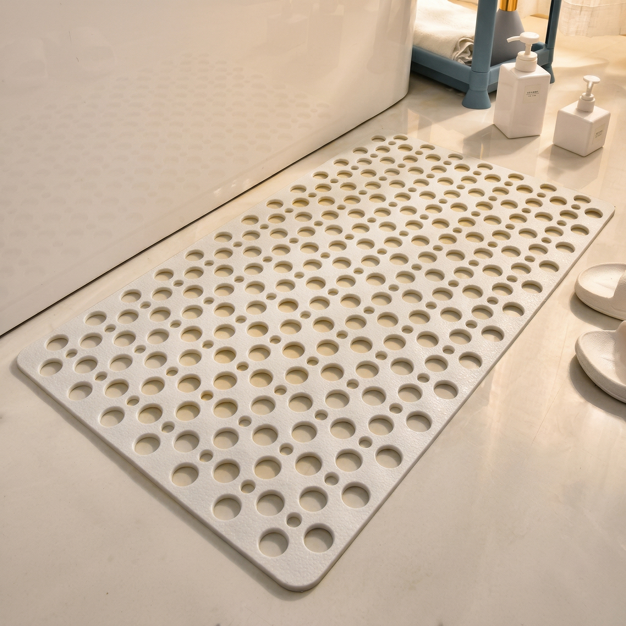 Tapis de douche antidérapant antibactérien