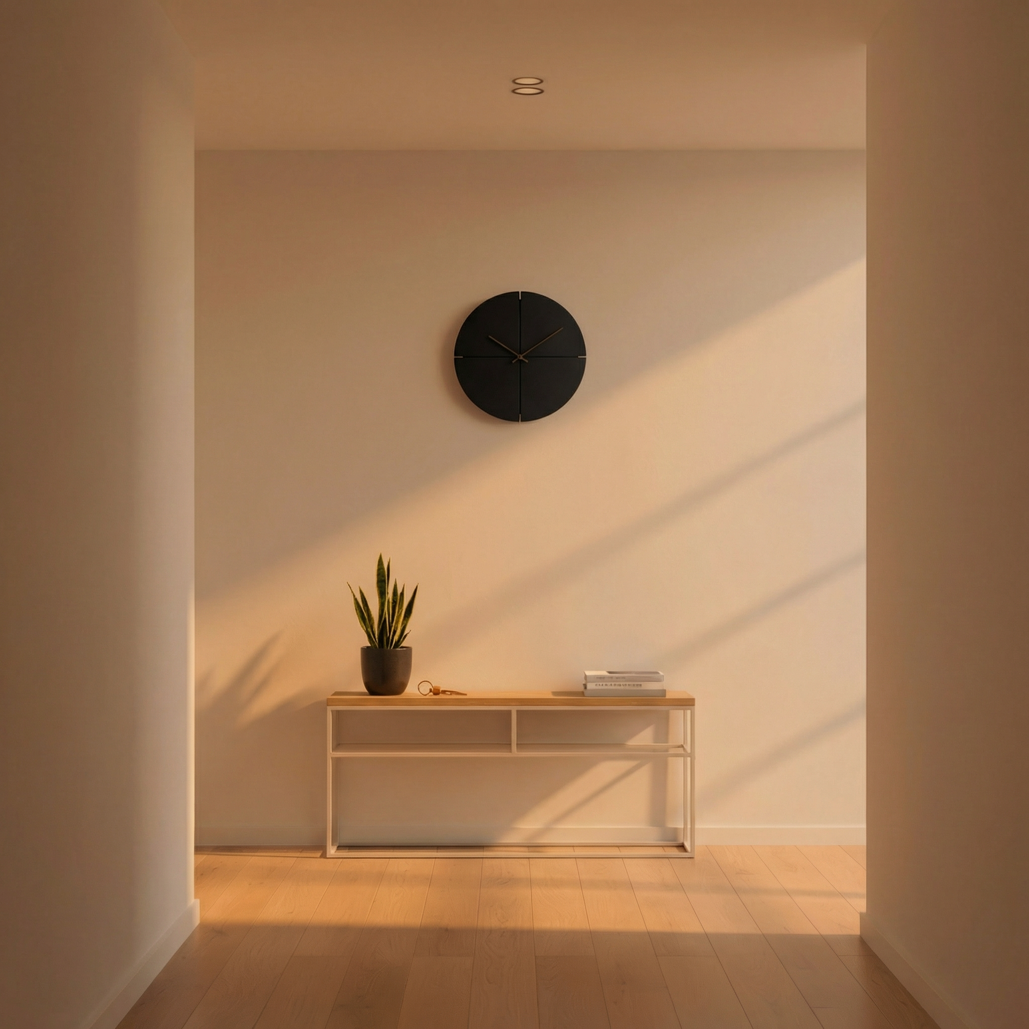 Horloge murale silencieuse Arramon – design naturel